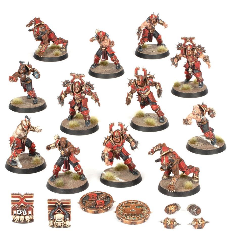 Khorne Blood Bowl Team: Skull-tribe Slaughterers