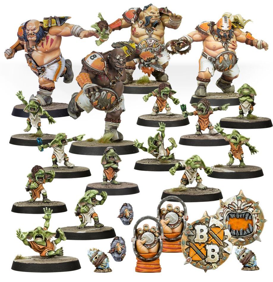 Ogre Blood Bowl Team: Fire Mountain Gut Busters