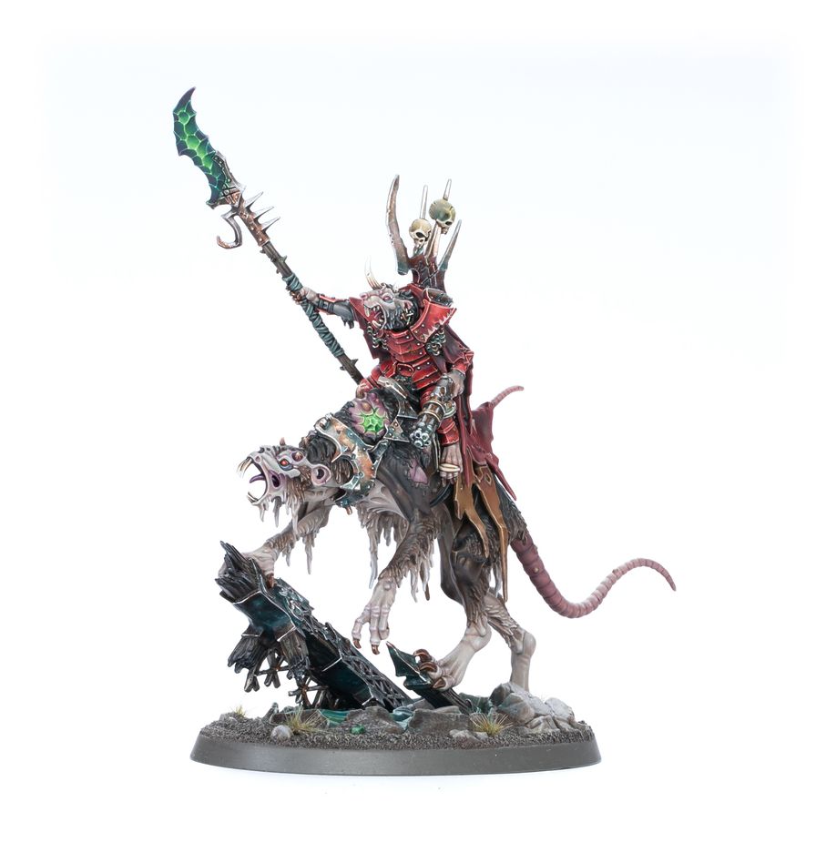 Skaven: Clawlord on Gnaw-Beast