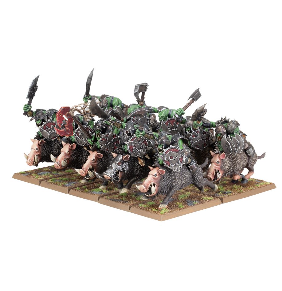 Orc and Goblin Tribes: Orc Boar Boyz Mob