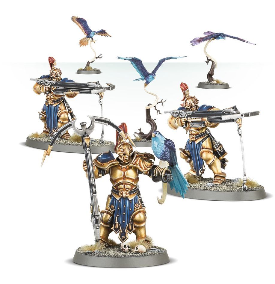 Stormcast Eternals: Vanguard-Raptors with Longstrike Crossbows & Aetherwings