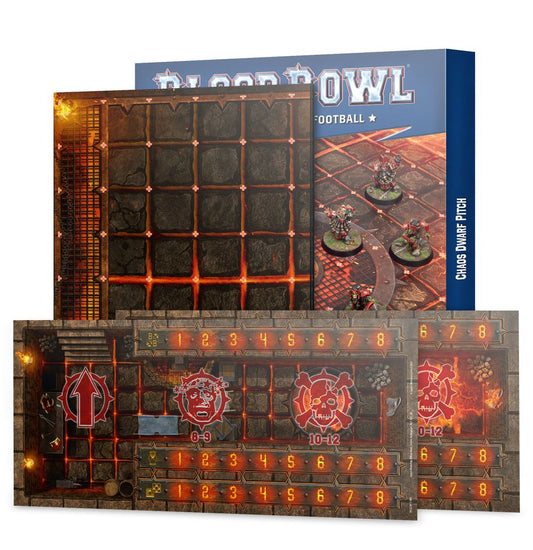 Chaos Dwarf Team: Double sided pitch and dugout set