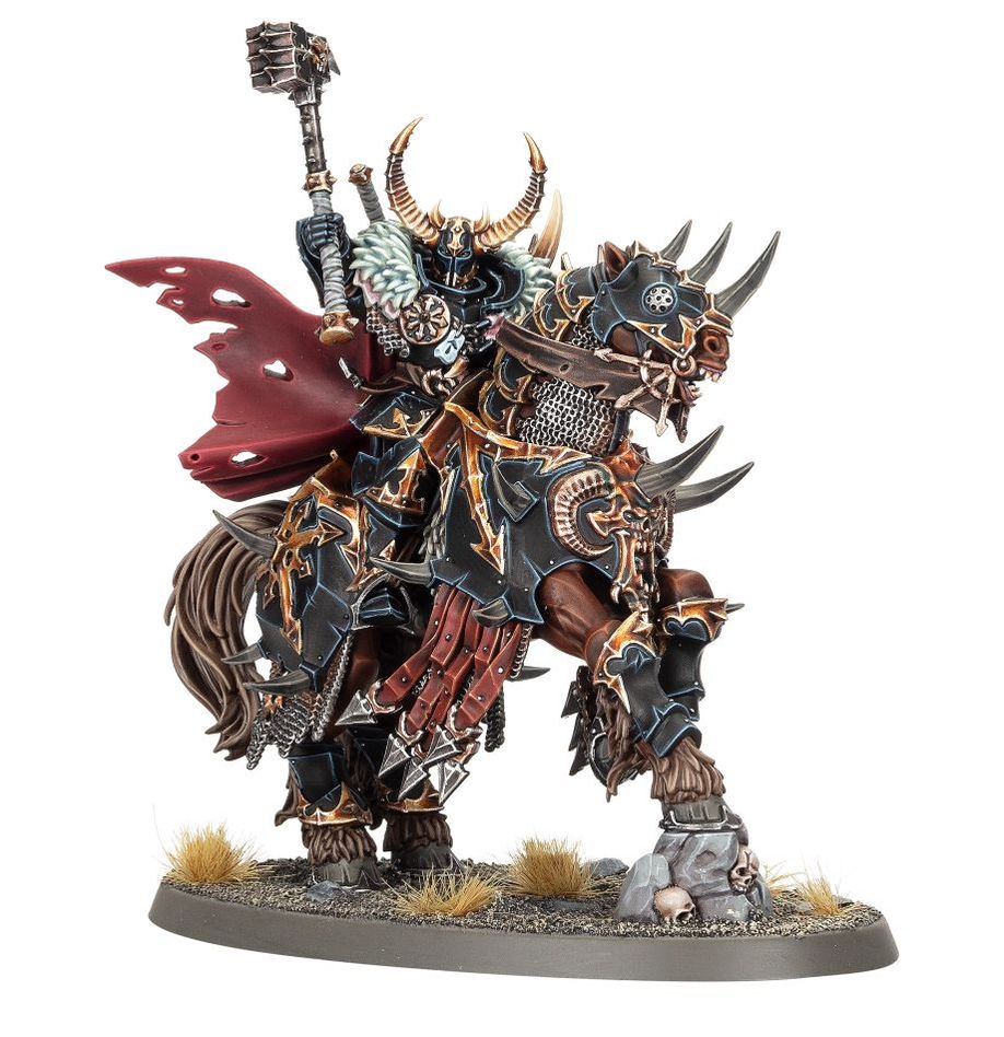 Slaves to Darkness: Chaos Lord on Daemonic Mount