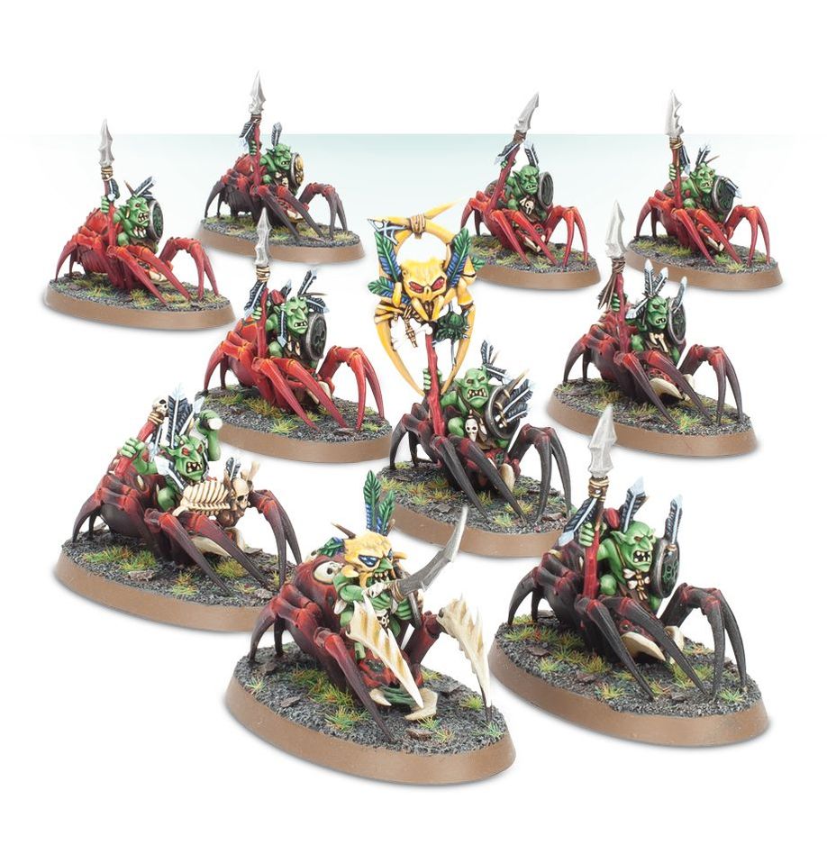 Gloomspite Gitz: Gross Spider Riders