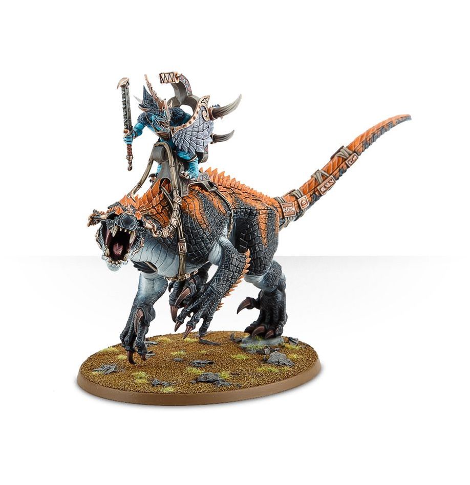 Seraphon: Saurus Scar-Veteran on Carnosaur