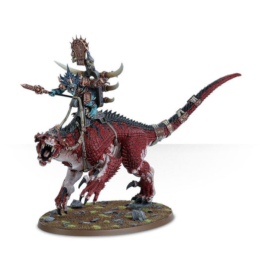 Seraphon: Saurus Oldblood on Carnosaur