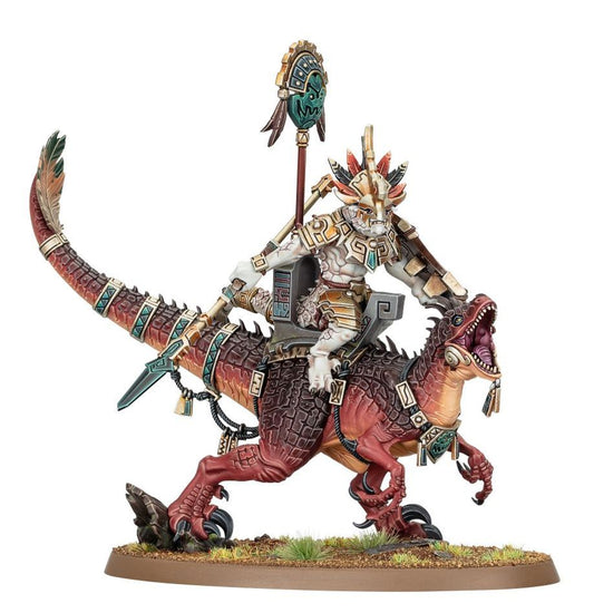 Seraphon: Saurus Scar Veteran on Aggradon