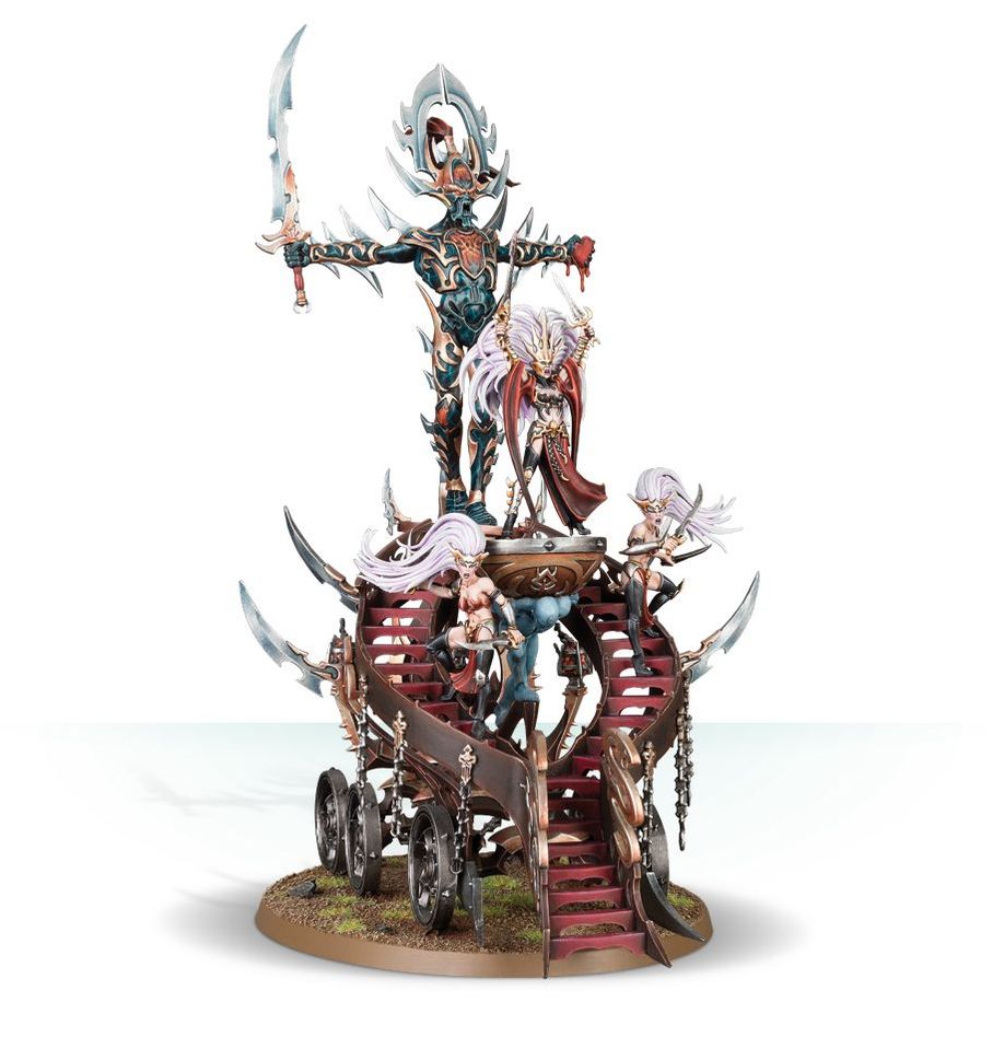 Daughters of Khaine: Slaughter Queen on Cauldron of Blood